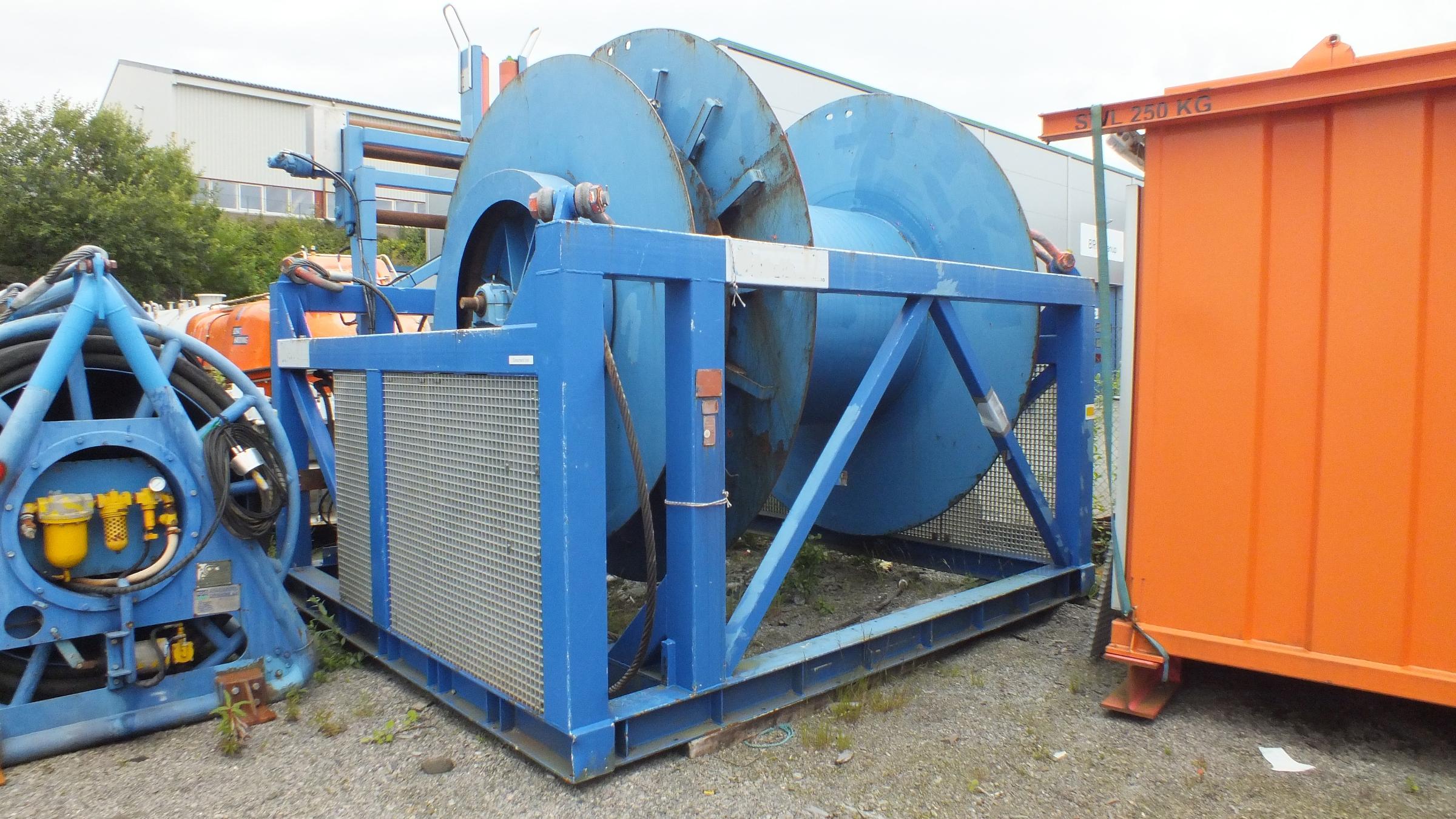 Winch, Hydraulic, 17 Te SWL, Reel OD 3581 mm Coflexip For Sale or
