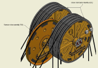 Block, Crown, 2 x 4 Sheaves, 1 x TOS - SWL 450 Te - New - UL07346 - Quipbase.com - CBC-TOS-sketch-01.png