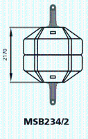 Buoy,modular support, 6,3T - UL05207 - Quipbase.com - ul05207-height.gif