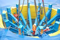 Carousel, Cable Turntable, 500 Te SWL with product - UL05565 - Quipbase.com - UL05565_11_Loading-Houston-90501149.JPG