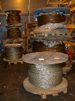 Wire ropes, 19 - 24 - 32 - 34 - 38 - 42 - 48 - 57 mm, misc length - New - UL05032 - Quipbase.com - DSCF0024.JPG