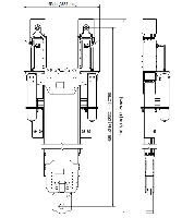 Compensator, Drill String, Shaffer type 600K x  25 ft stroke - New by order - UL04523 - Quipbase.com - UL04523_Sketch.jpg