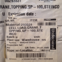 Crane Spare Parts, Load Cells. Misc. Models - UL06019 - Quipbase.com - IMG_0555.JPG