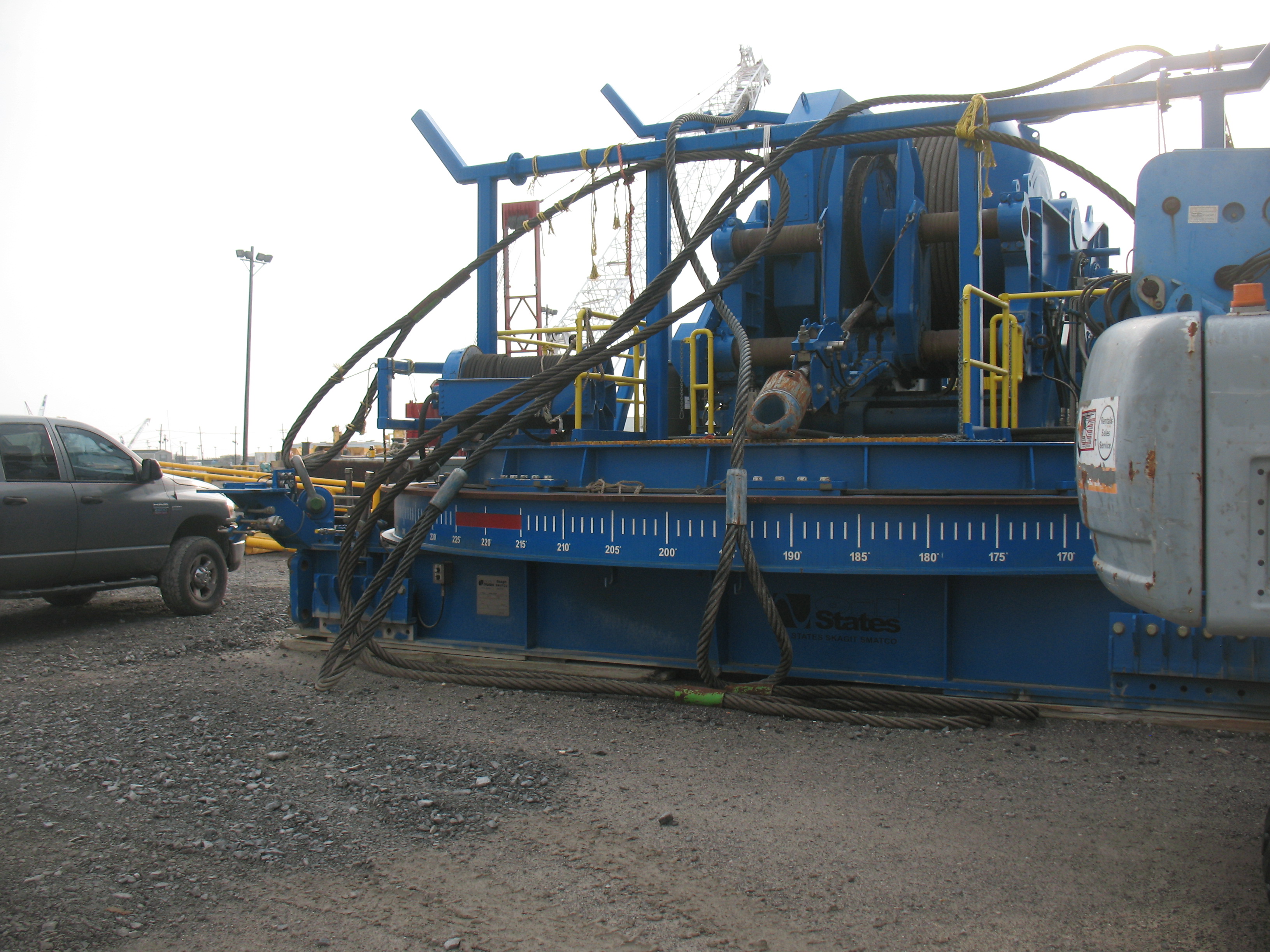 Winch, Hydraulic, 175 Te all layers, Skagit HPW600 Single Drum For