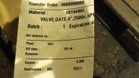 Valve, Gate, 4", Class 2500 lbs - UL06947 - Quipbase.com - DSCF7832.JPG