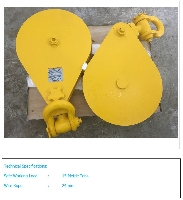 Misc. Hook Blocks, Snatch Blocks 5-50 Te SWL- 1-3 sheave - UL06426 - Quipbase.com - UL 06426, Snatch Block, 15 Te .JPG