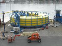 Carousel, Cable Turntable, 500 Te SWL with product - UL05565 - Quipbase.com - UL05565_01_20091029-Full-of-cable.JPG