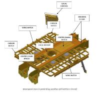 Moon Pool Door, NOV, Two Main Beams, SWL 450 Te hang off, 150 Te on skidding beams - New - UL07356 - Quipbase.com - UL07356-Moonpool-door-closed-001.jpg