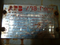 Motor, Electric, AC, 2850 KW, (6600 V) / 5500 V - UL04111 - Quipbase.com - Nameplate